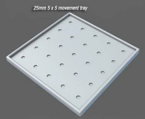 25mm Square Base Movement Trays – Premium PLA Plastic Organizers for Tabletop Wargaming
