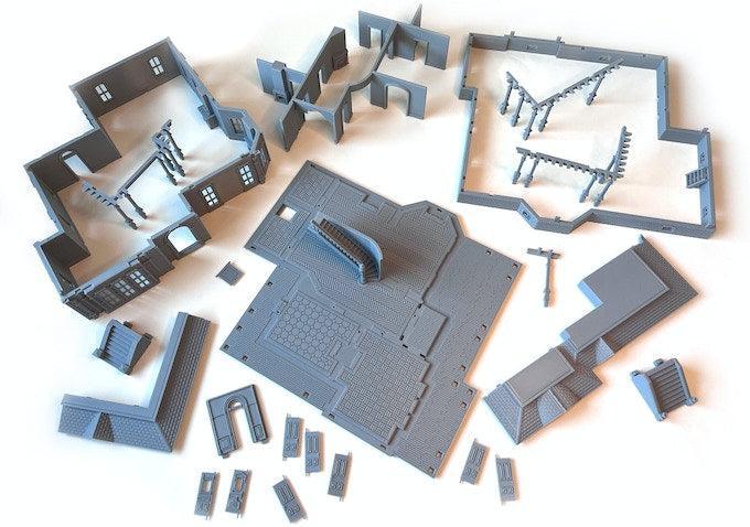 Stranger Things Creel House – 20mm or 28mm Horror Terrain for D&D, Call of Cthulhu & Warhammer