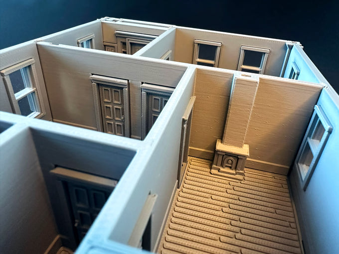 Lizzie Borden House | 28mm Full Building | MiniHalla