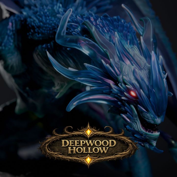 š Shadow Hydra | 12K Resin 100mm Multi-Headed Horror for D&D & RPGs š