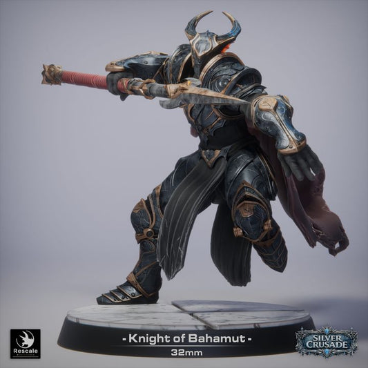 ⚔️ Pack: Knights of Bahamut | 15-Pack 12K Resin 32mm Holy Order 🛡️