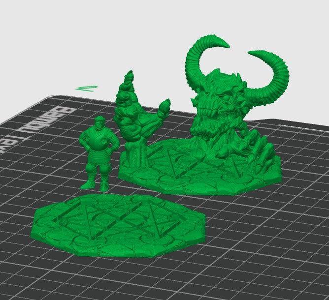 Alchemy Demon Summoning Scatter Set by SRS Studios | 12K Resin Terrain for Warhammer, D&D & RPGs