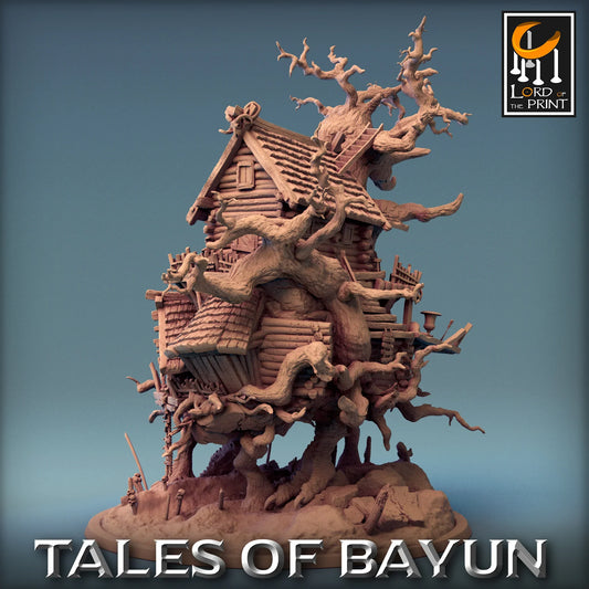 Isba, Baba Yaga's House Mini | Primal 12K Resin Monster for D&D & RPGs