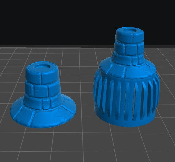 Bricks Cap | 12K Resin Dropper Bottle Holder for Vallejo & Army Painter