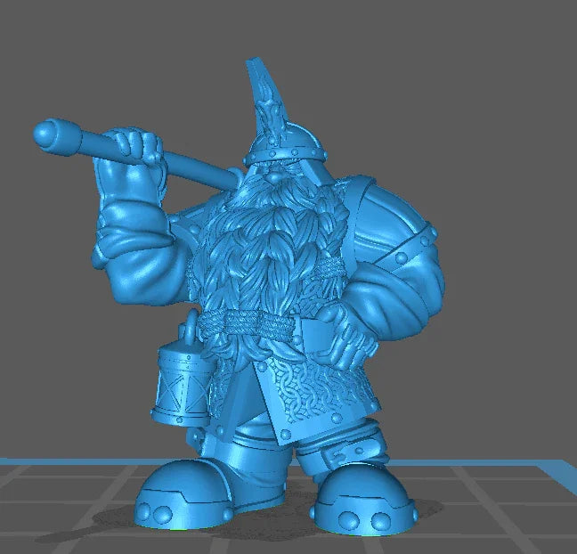 Dwarf Miners | 12K Resin Tunnel Fighters for D&D & Warhammer AoS