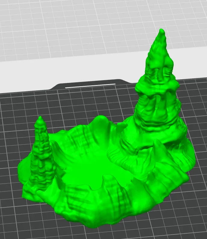 Exo-Planet Crater 1B – Alien Terrain Set by RM Printables