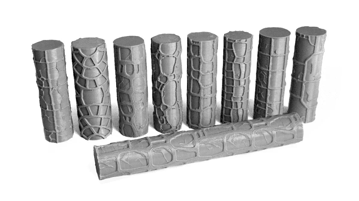 Texture Rollers Set 4 | High Detailed Rollers for Warhammer, D&D & Scenery Crafting