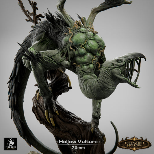 🦅 Hollow Vulture | 12K Resin 75mm Undead Bird of Prey for D&D & RPGs 💀