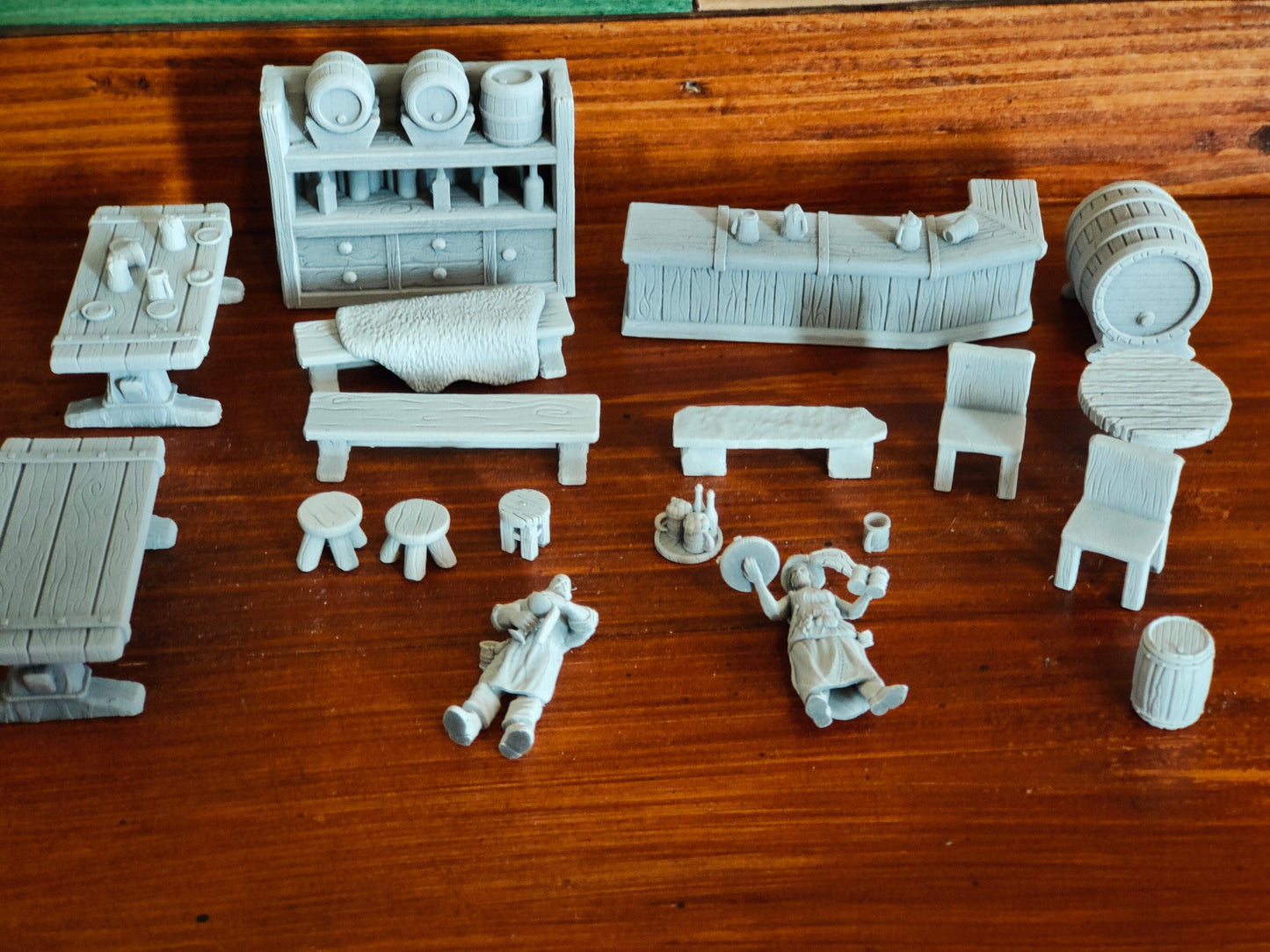 Tavern Scene from Infernal Miniatures and RM Printables – REVIEW