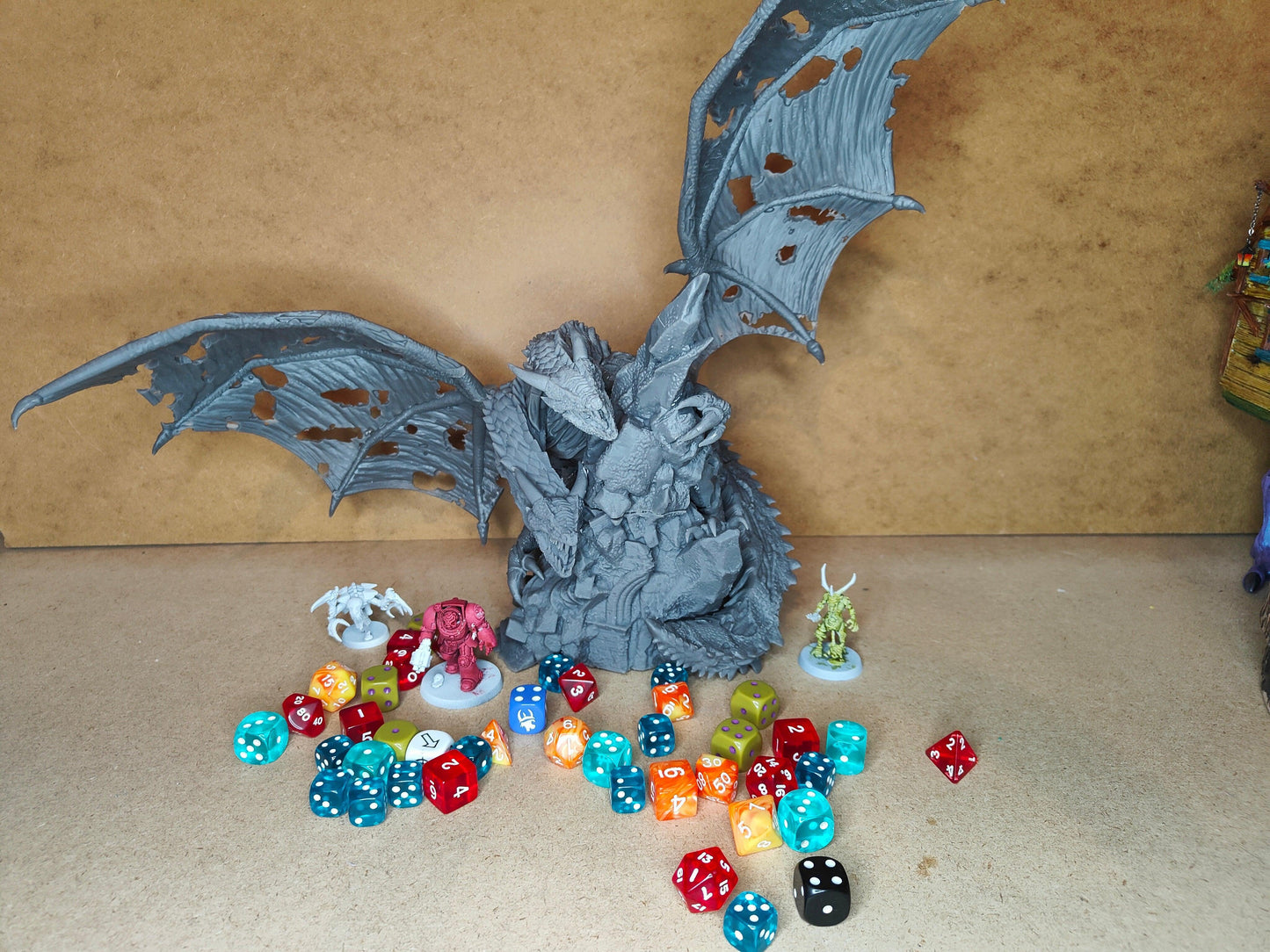 Zombie Dragon by RM Printables | 12K Resin Miniature for D&D, Warhammer AOS & RPGs