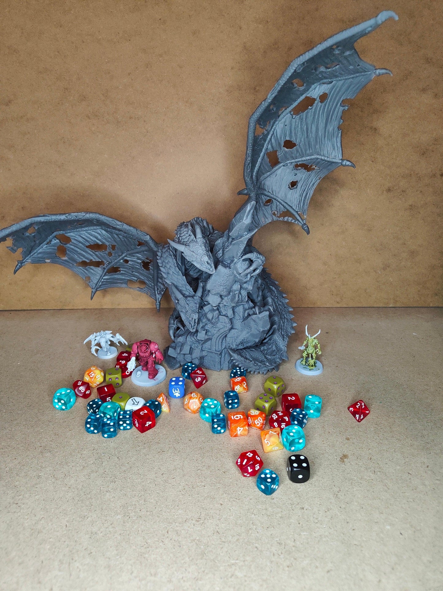 Zombie Dragon by RM Printables | 12K Resin Miniature for D&D, Warhammer AOS & RPGs