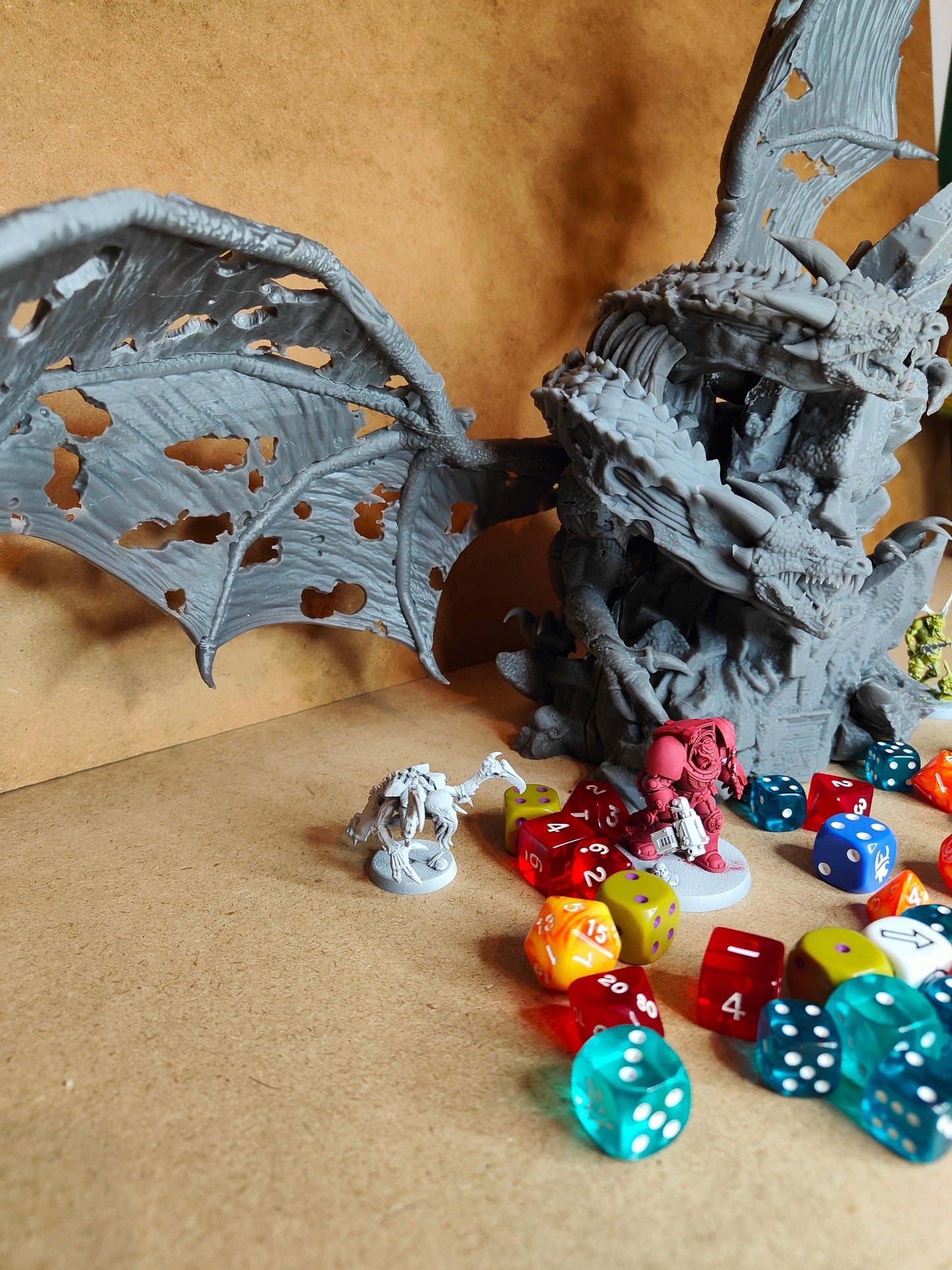 Zombie Dragon by RM Printables | 12K Resin Miniature for D&D, Warhammer AOS & RPGs