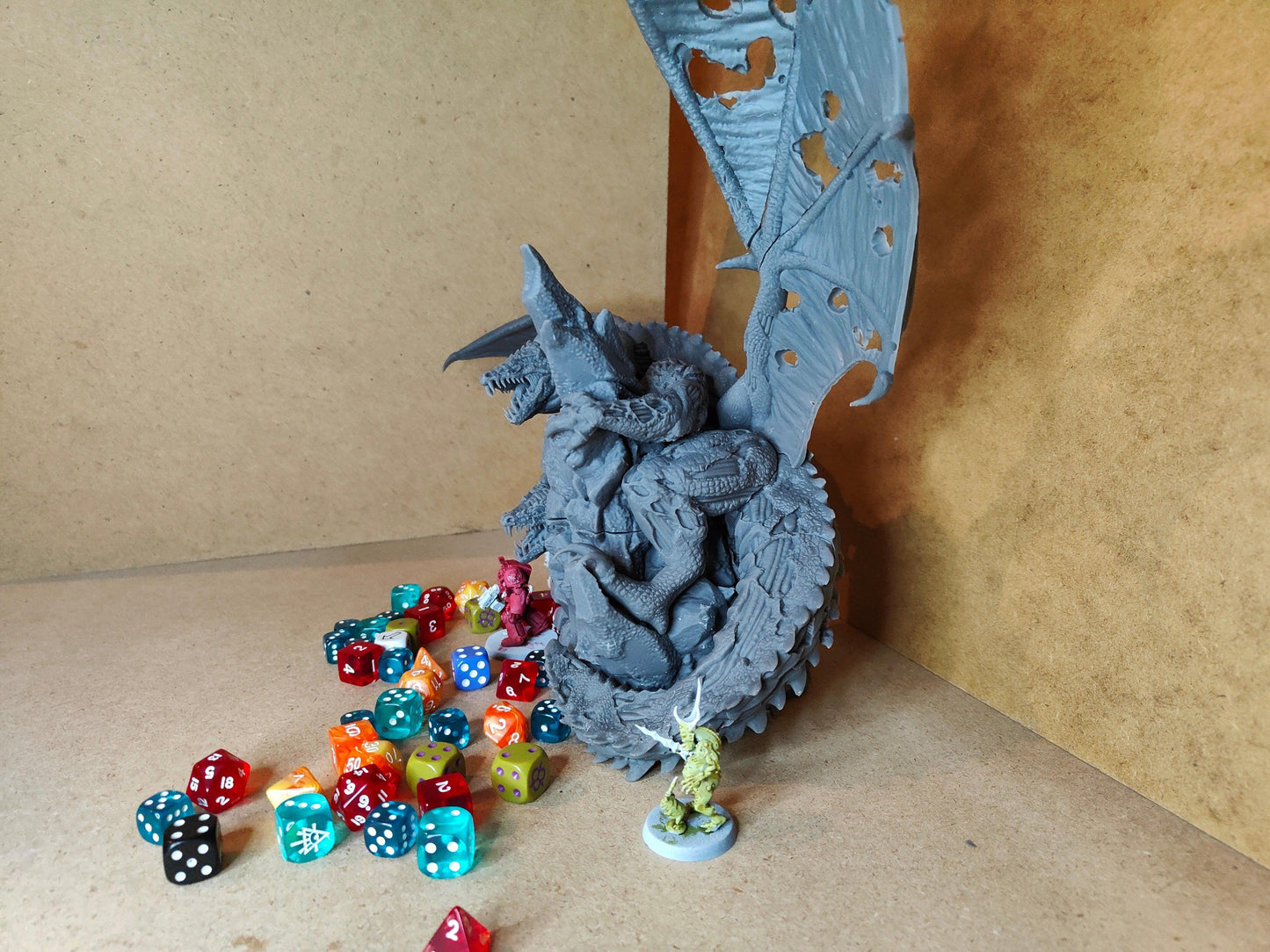 Zombie Dragon by RM Printables | 12K Resin Miniature for D&D, Warhammer AOS & RPGs