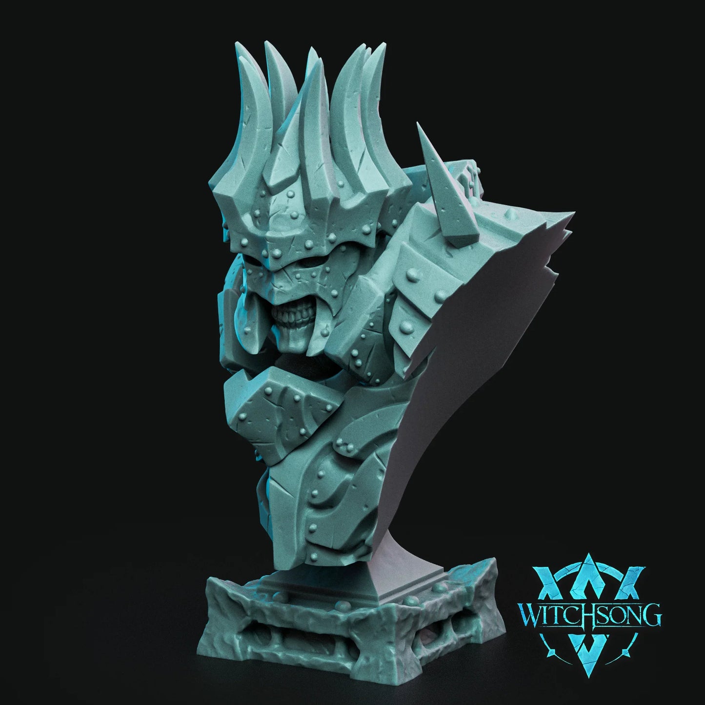 Exanimate Dreadnaught Bust | 12K Resin Miniature with Base for D&D, Warhammer AOS & RPGs