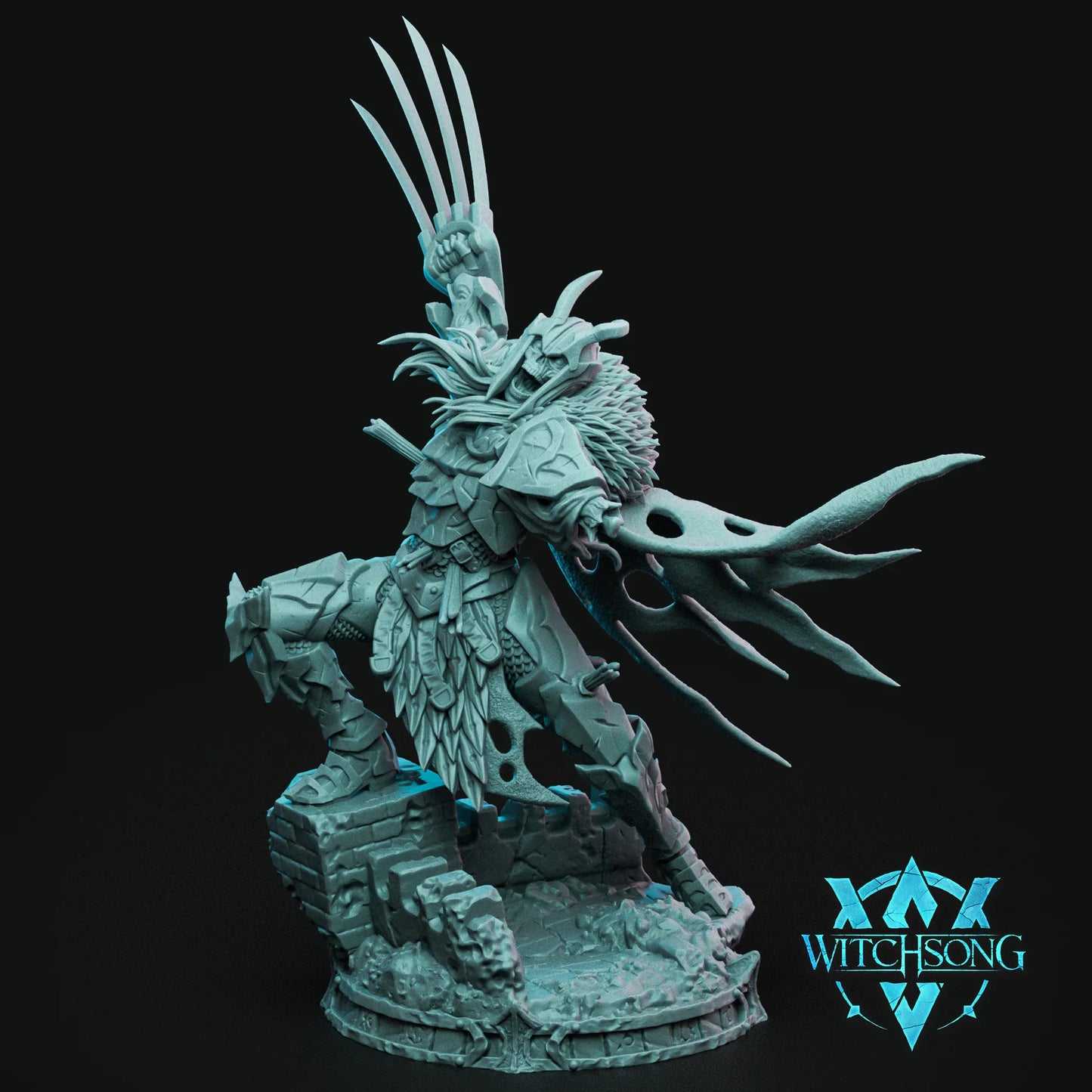 Lieutenant of the Lost Hookclaw | 12K Resin Miniature with Base for D&D, Warhammer AOS & RPGs