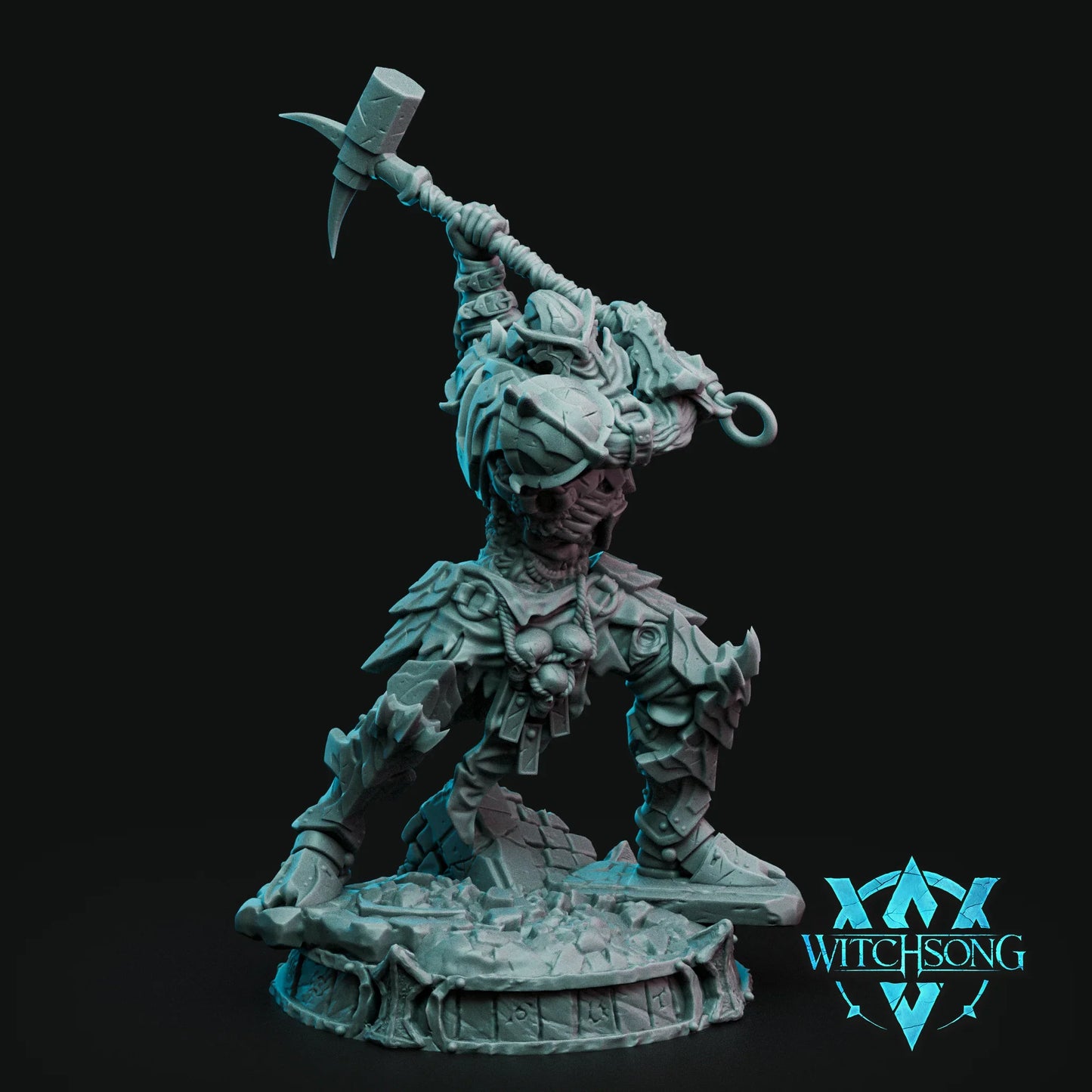 Lieutenant of the Lost Hammer | 12K Resin Miniature with Base for D&D, Warhammer AOS & RPGs