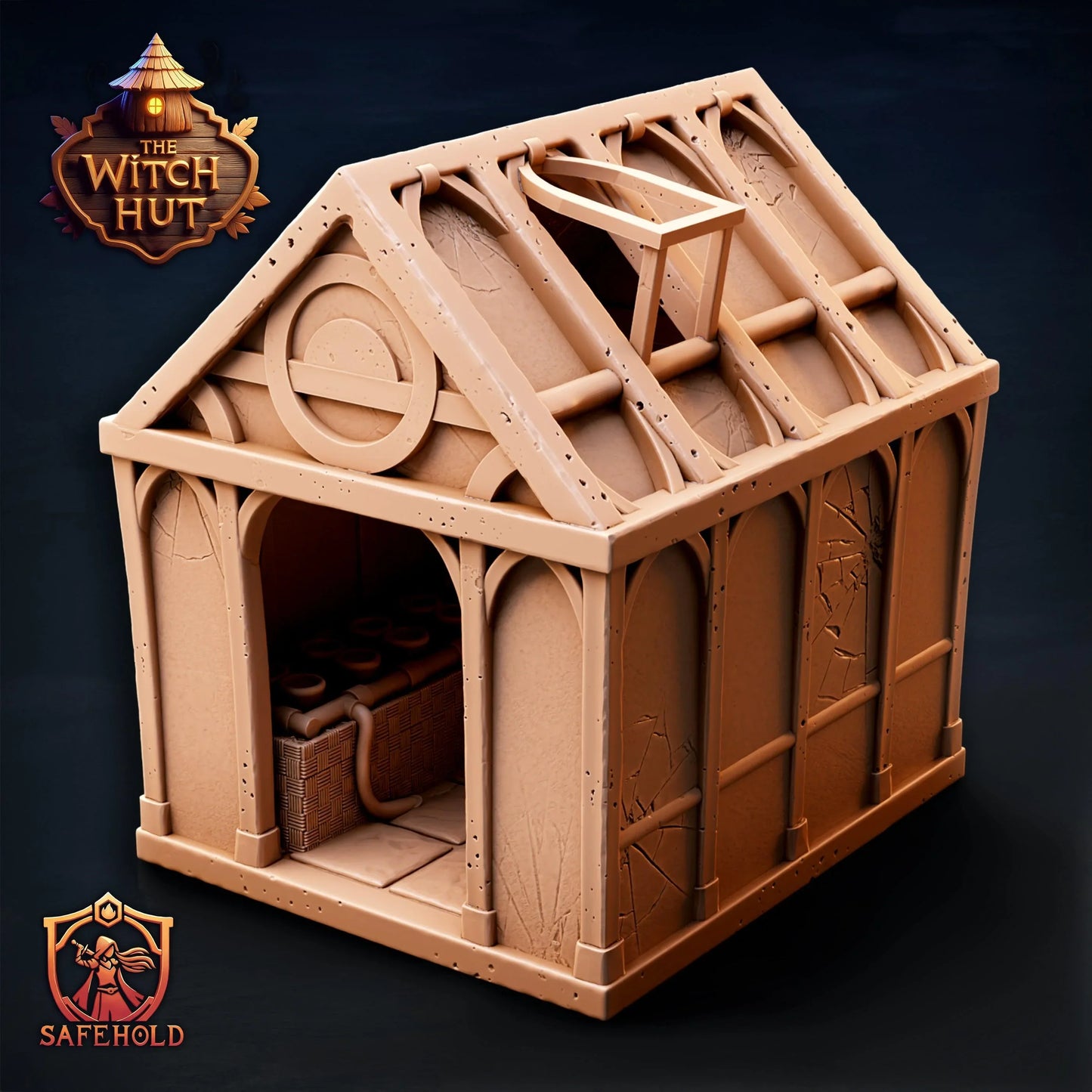 The Witches Greenhouse – PLA Plastic Fantasy Terrain for D&D, Warhammer AOS & RPGs