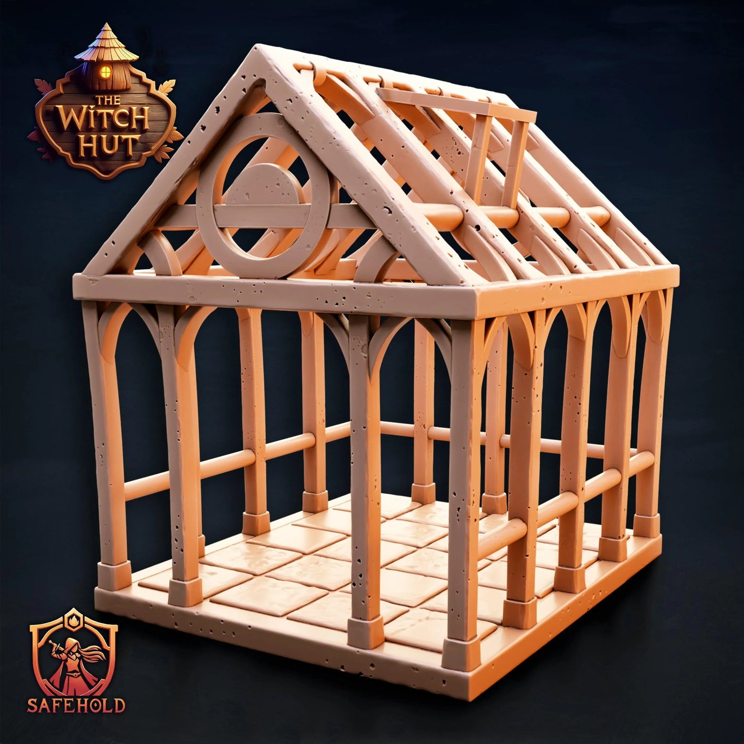 The Witches Greenhouse – PLA Plastic Fantasy Terrain for D&D, Warhammer AOS & RPGs