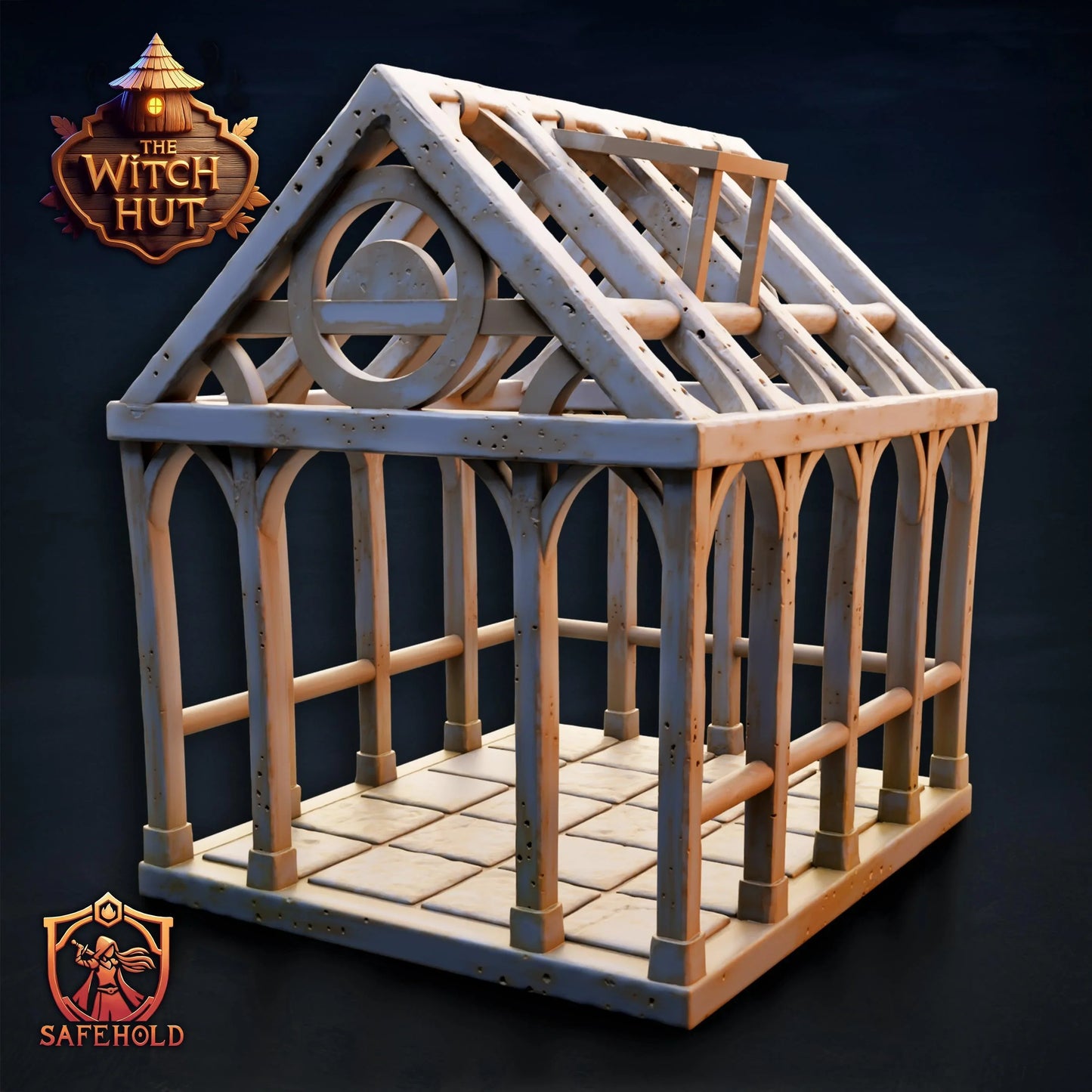 The Witches Greenhouse – PLA Plastic Fantasy Terrain for D&D, Warhammer AOS & RPGs