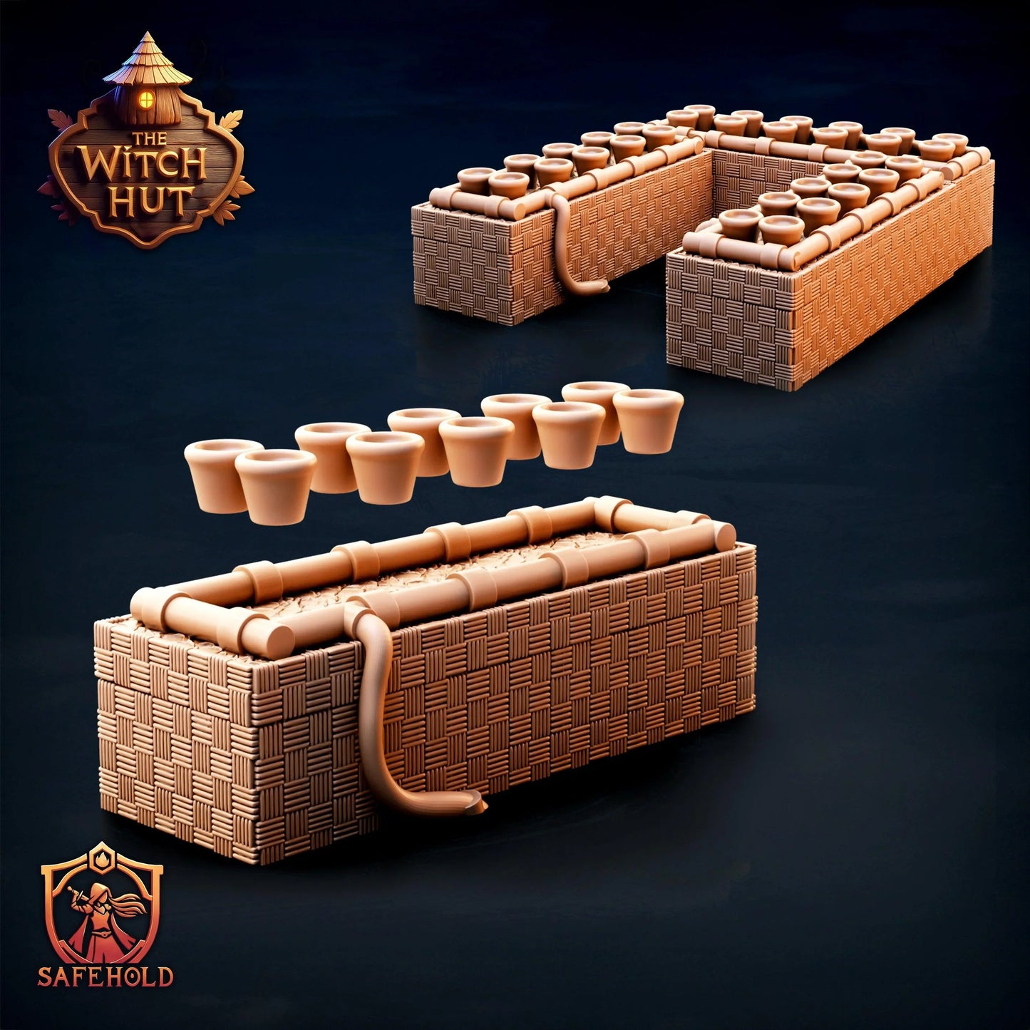 The Witches Greenhouse – PLA Plastic Fantasy Terrain for D&D, Warhammer AOS & RPGs