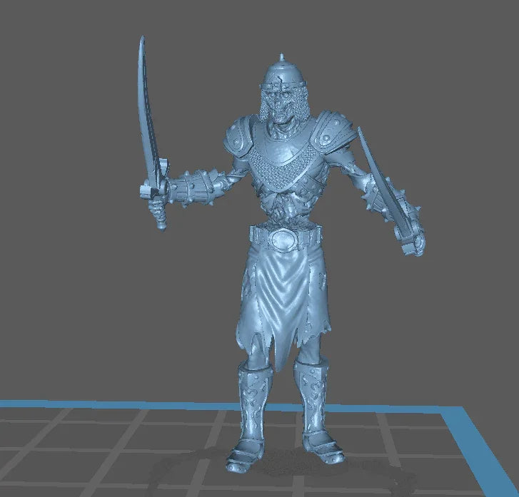 Skeletons with Melee Weapons | 5-Pack 32mm 12K Resin Miniatures