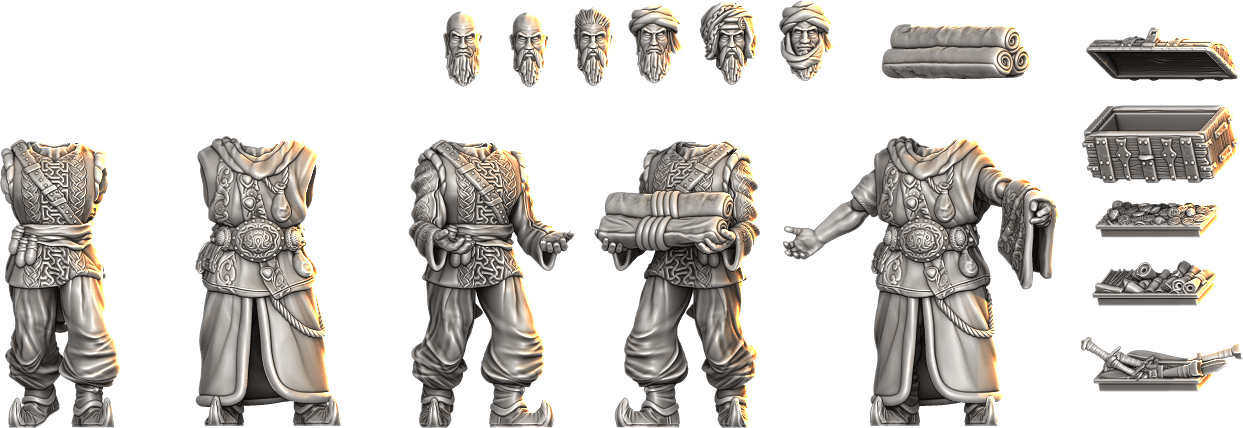 The Merchants from the South Scene Modular from Infernal Miniatures – REVIEW