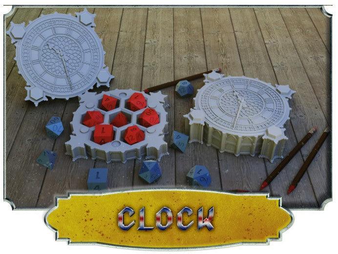 Clock Dice Case – 12K Resin Steampunk RPG Holder for D&D & Pathfinder