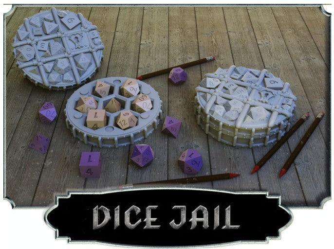 Dice Jail Case – 12K Resin Prison for Misbehaving Dice