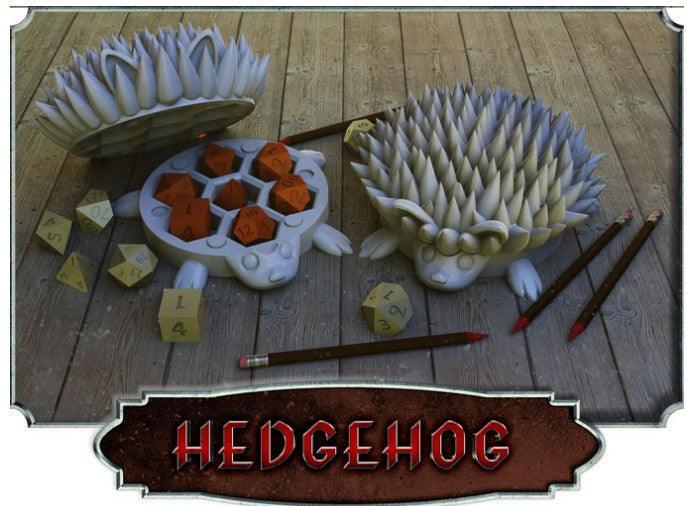 Hedgehog Dice Case – 12K Resin RPG Dice Holder for D&D & Fantasy Games