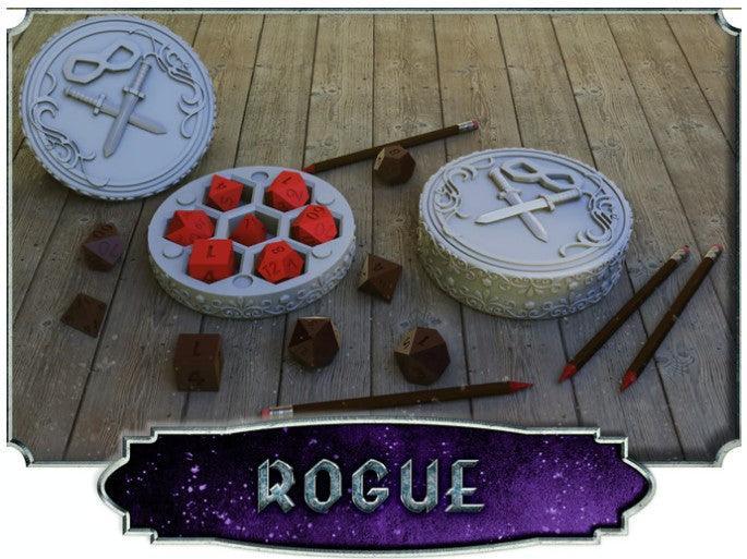 Rogue Dice Case – 12K Resin RPG Dice Holder for D&D & Pathfinder