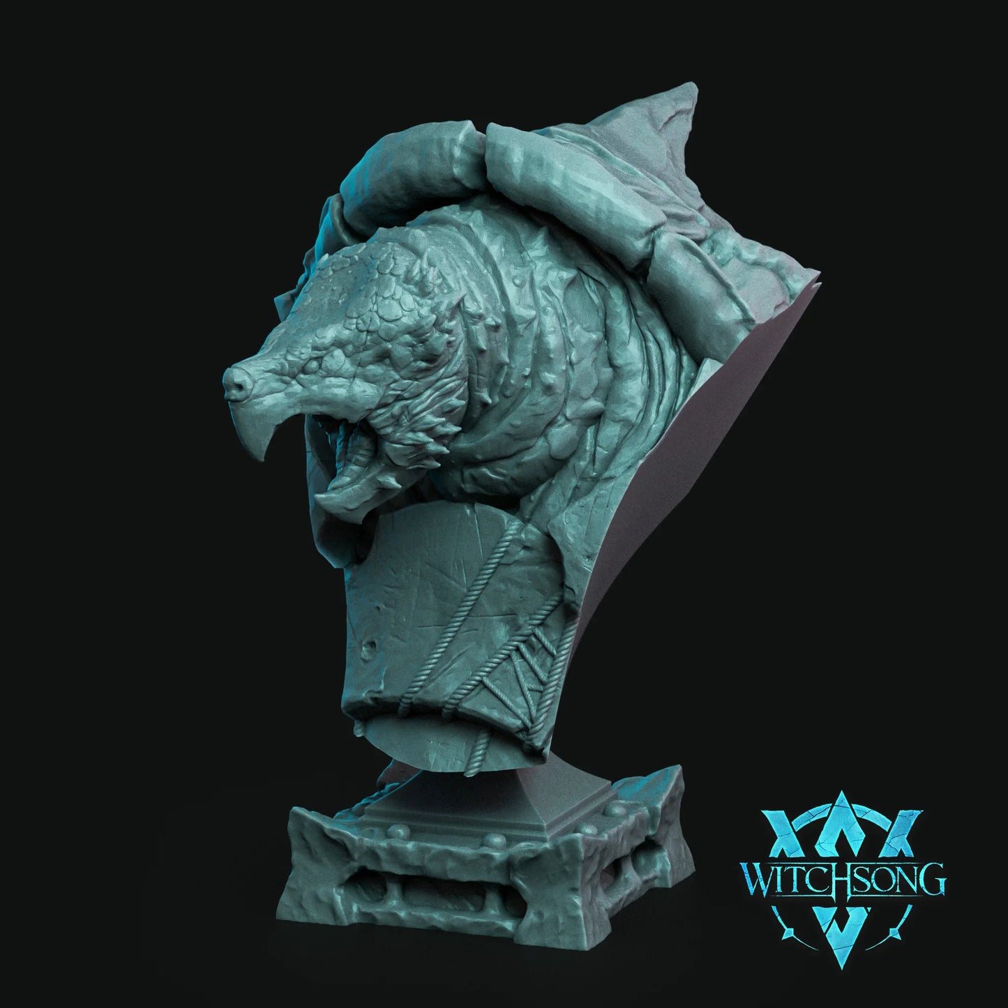 Torsus, River God Bust | 12K Resin Miniature with Base for D&D, Warhammer AOS & RPGs