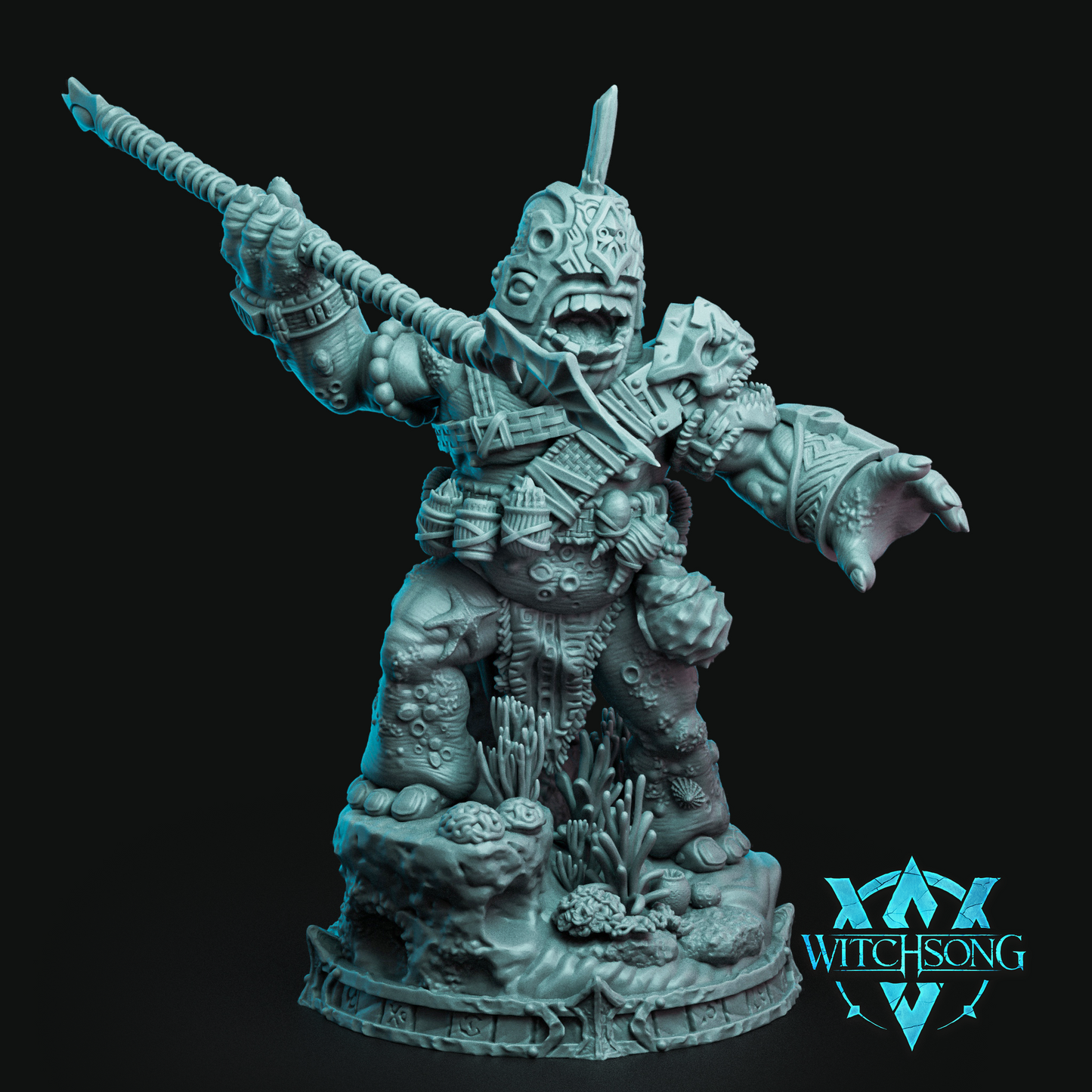 The Whale's Revenge | 12K Resin Miniature with Base for D&D, Warhammer AOS & RPGs