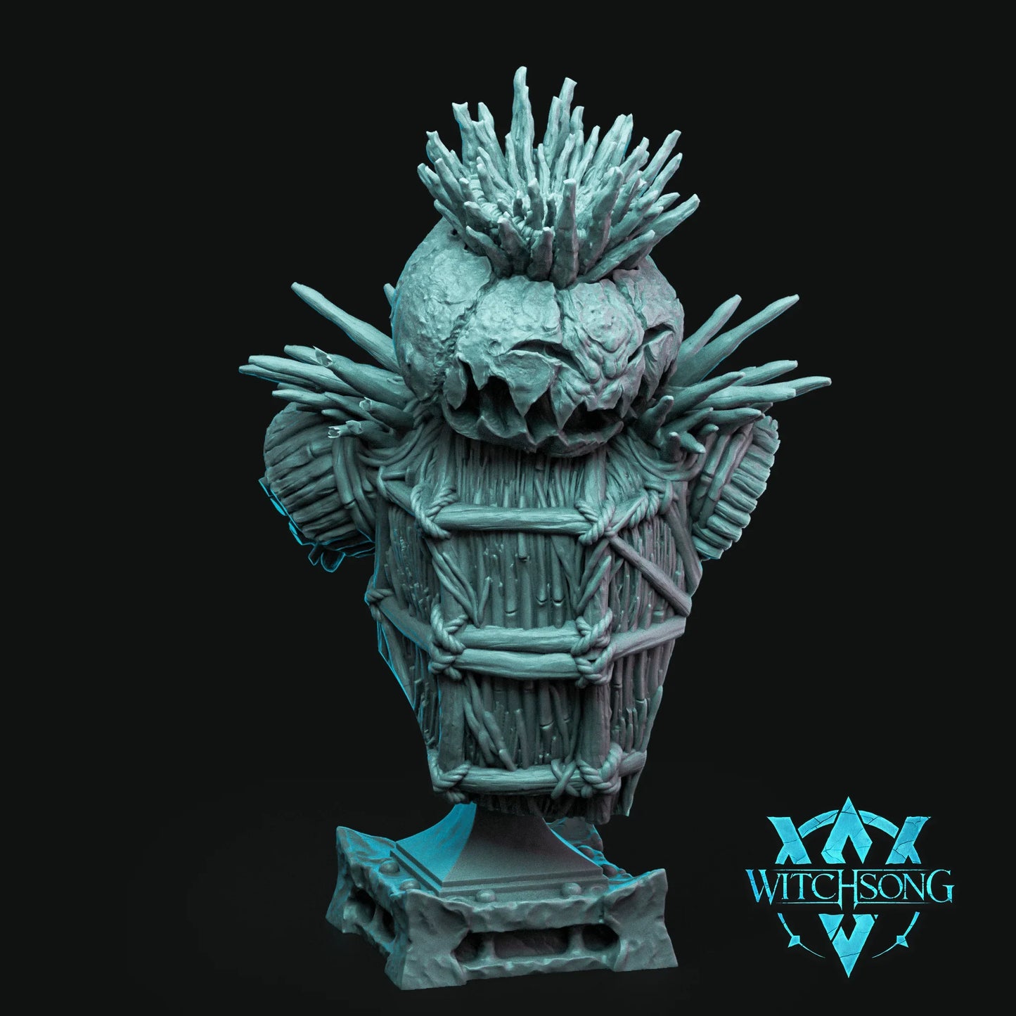 Wickerman Golem Bust – 12K Resin D&D Display Piece (With Base)