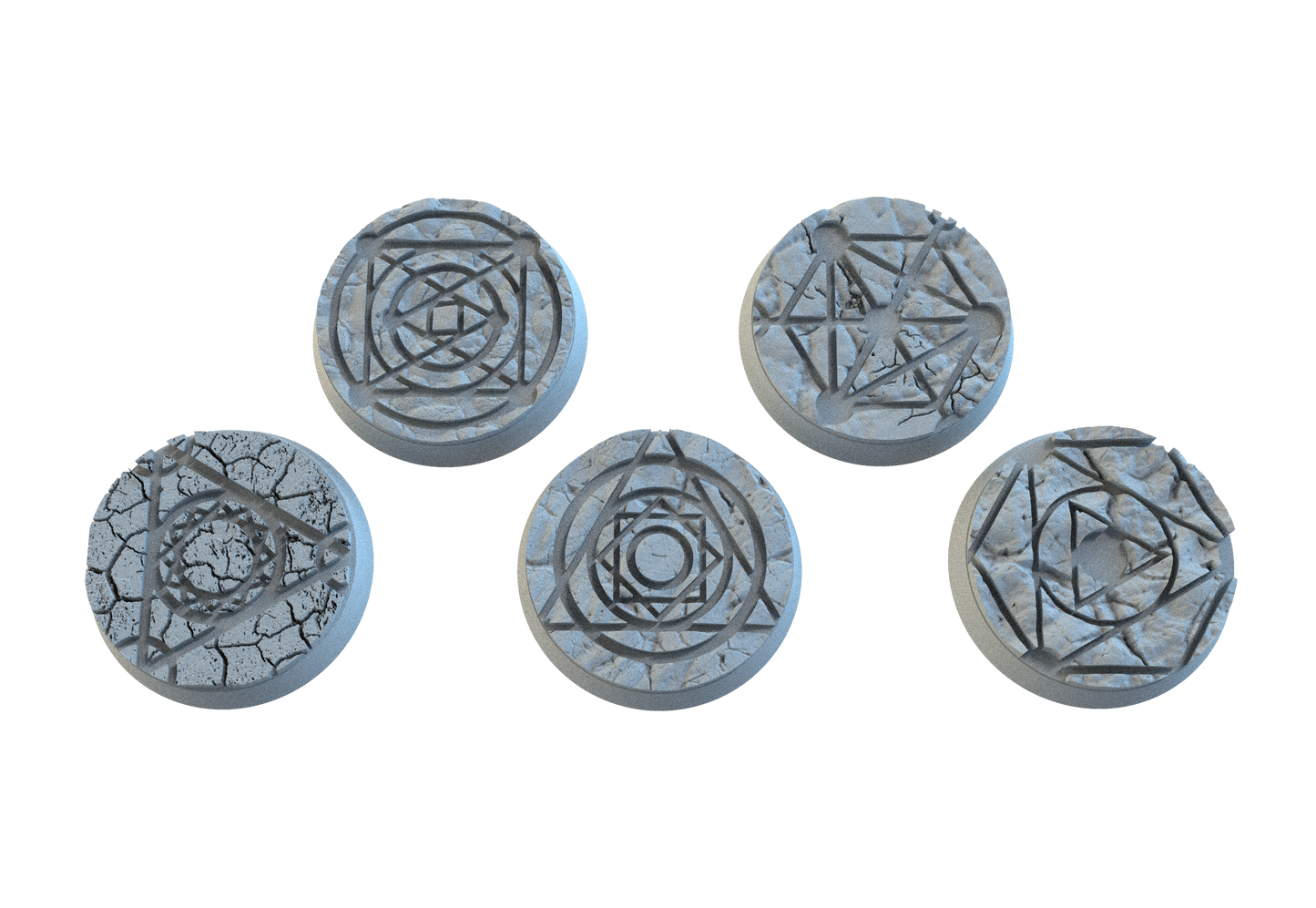 Alchemy Circle Bases by SRS Studios | Mystical 12K Resin Foundations for Warhammer, AOS, D&D & More!