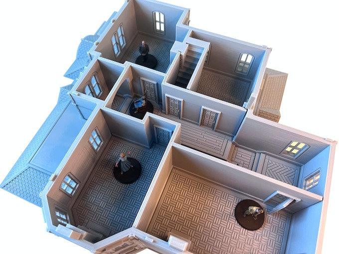 Abandoned Stranger Things Creel House – 20mm or 28mm Horror Terrain for D&D, Call of Cthulhu & Warhammer