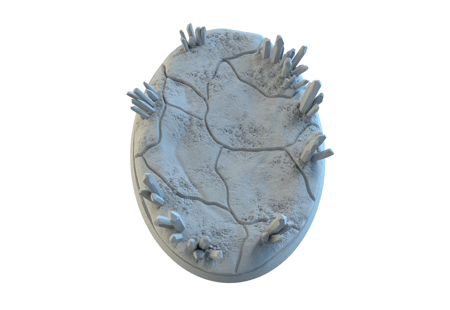 Crystal Oval Bases – Premium 12K Resin Fantasy/Sci-Fi Bases for Tabletop Gaming