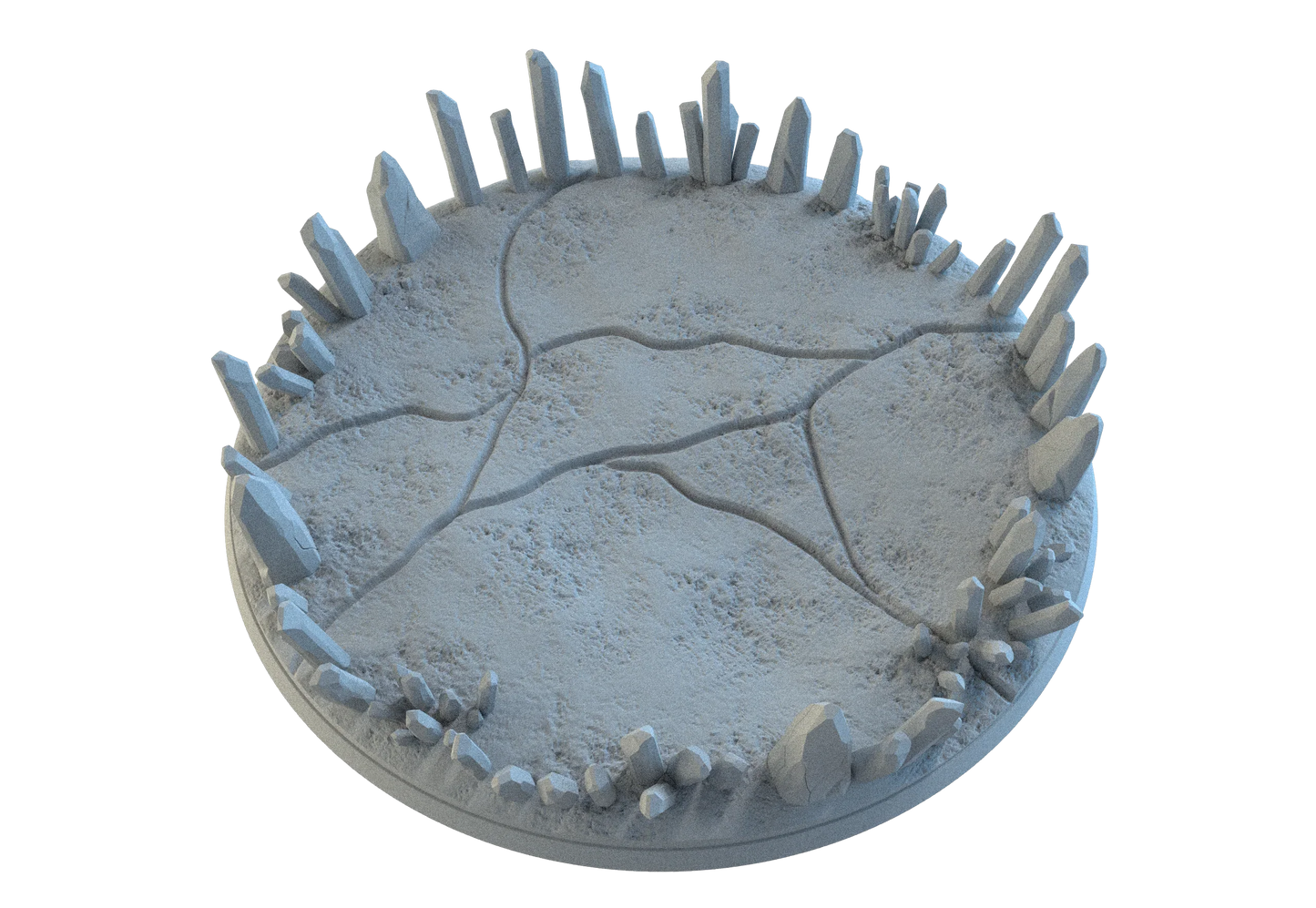 Crystal Circle Bases – Premium 12K Resin Fantasy/Sci-Fi Bases for Tabletop Gaming