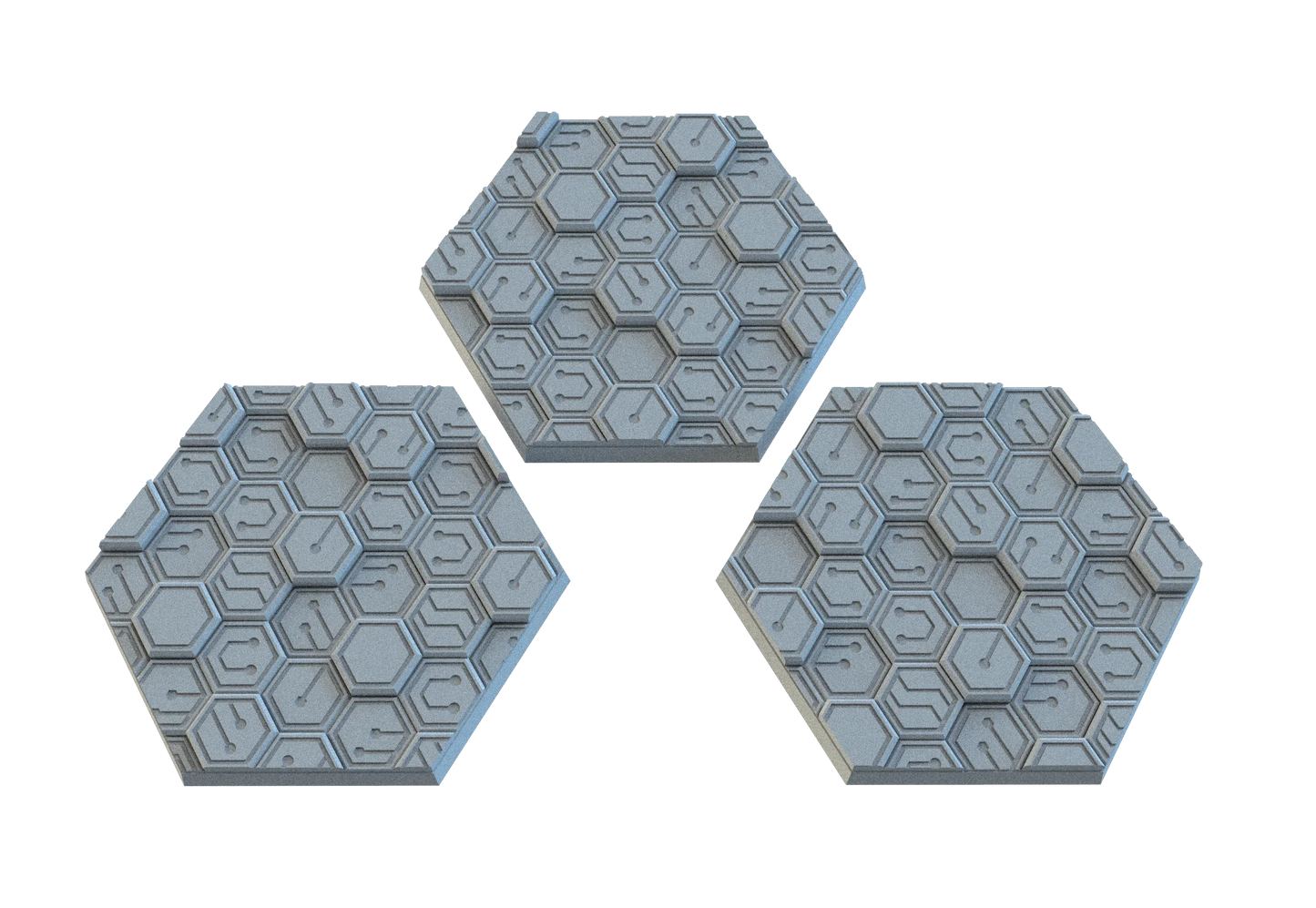Cyberhex Hex Resin Bases | Futuristic 12K Tech Bases for Necromunda, Warhammer 40k & Sci-Fi