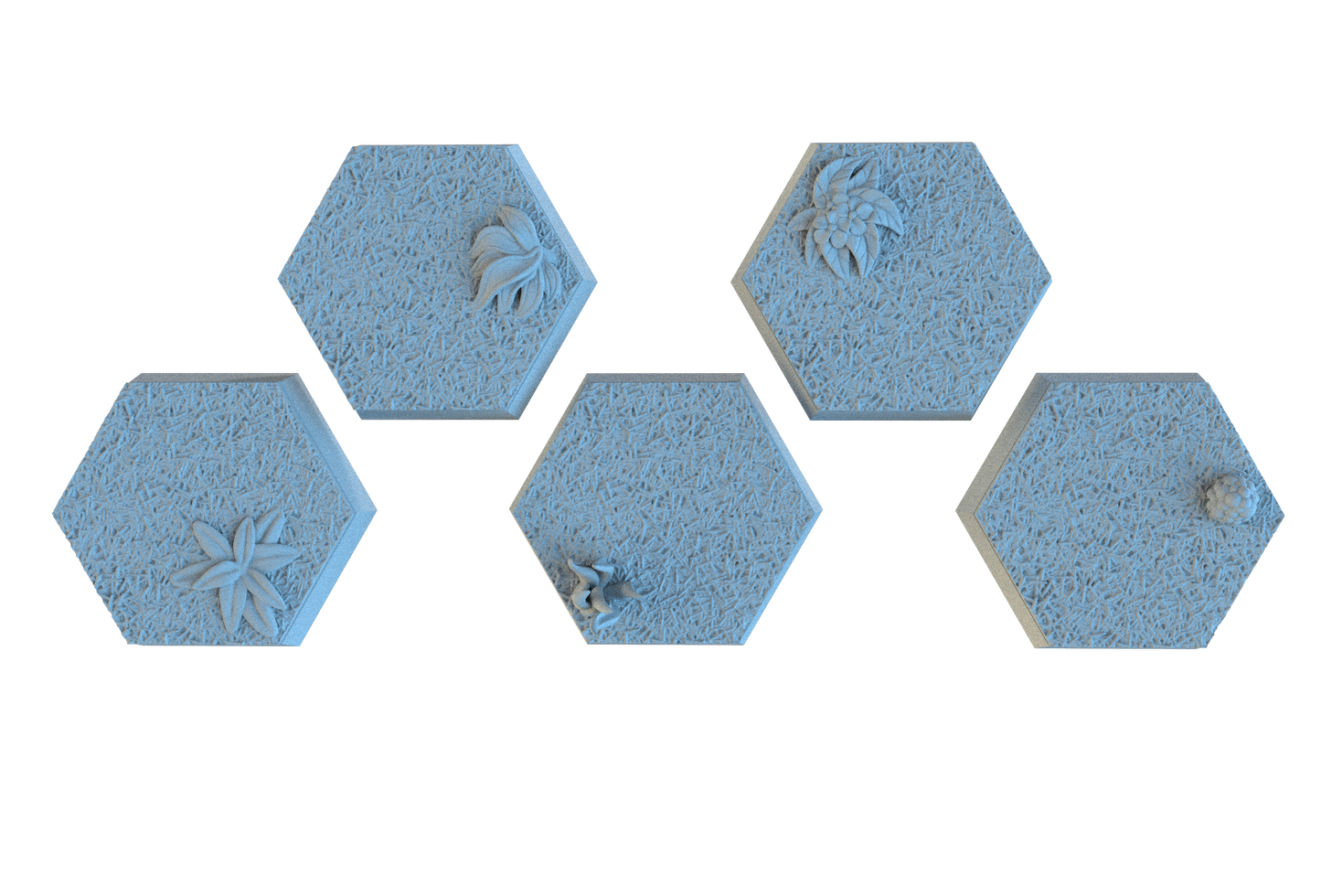 Forest Floor Hex Resin Bases | Wild Woods for D&D, Sylvaneth, Wargaming