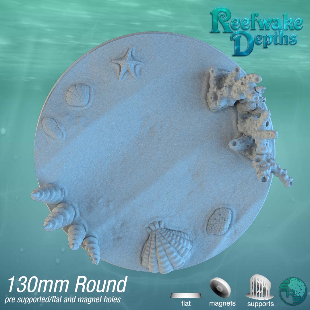 Ocean Circle Resin Bases | Deep Sea for Idoneth, D&D, Wargaming