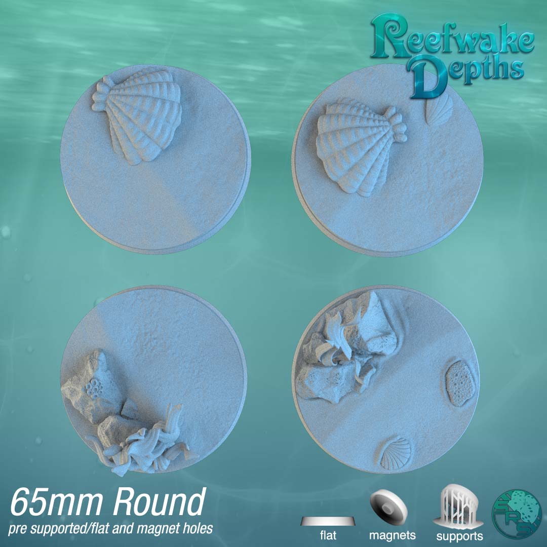 Ocean Circle Resin Bases | Deep Sea for Idoneth, D&D, Wargaming