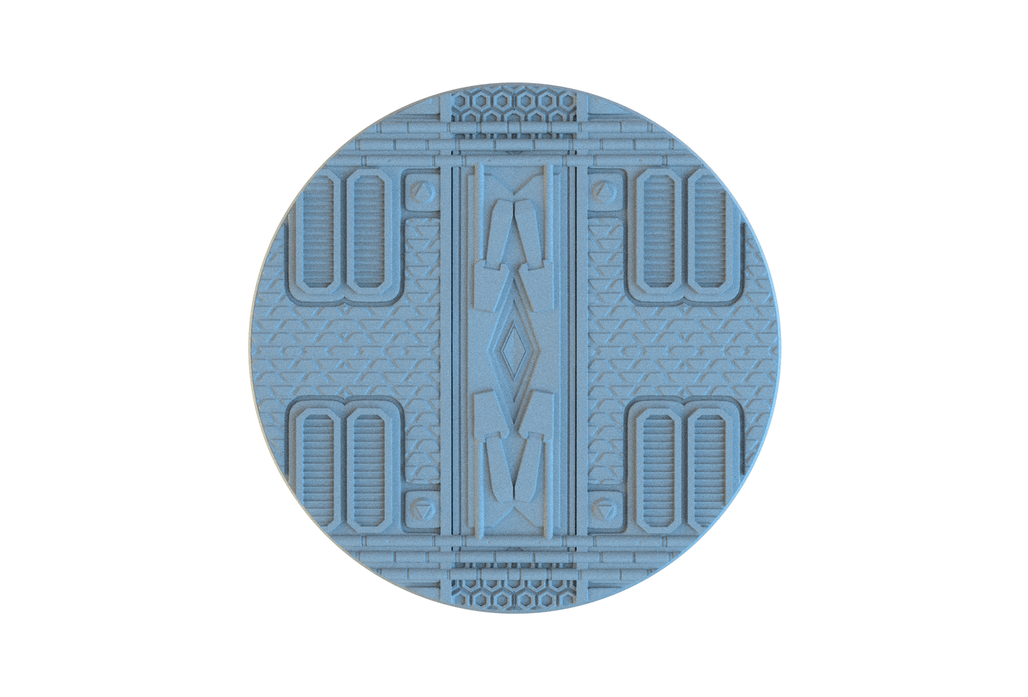 Sci-Fi Circle Resin Bases | Tech Deck for 40k, Necromunda, Star Wars