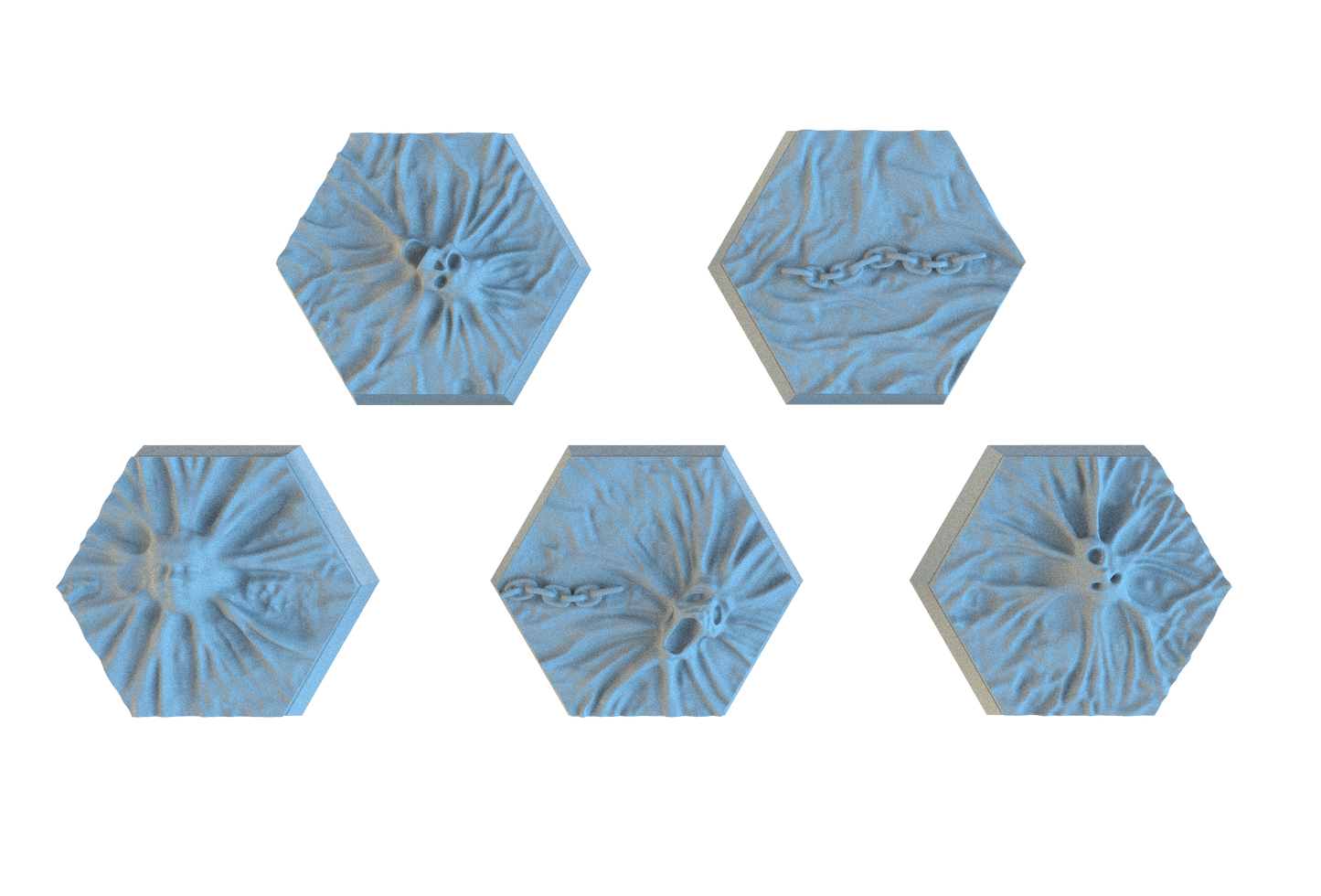 Spirit Ethereal Hex Resin Bases | Ghostly for Nighthaunt, D&D, Wargaming