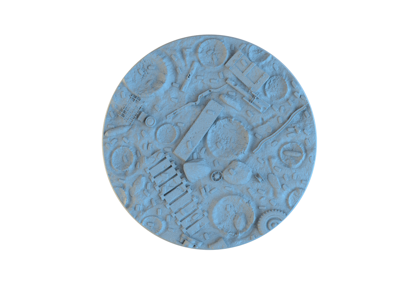 Warzone Circle Resin Bases | Battlefield Debris for 40k, Astra Militarum, Wargaming
