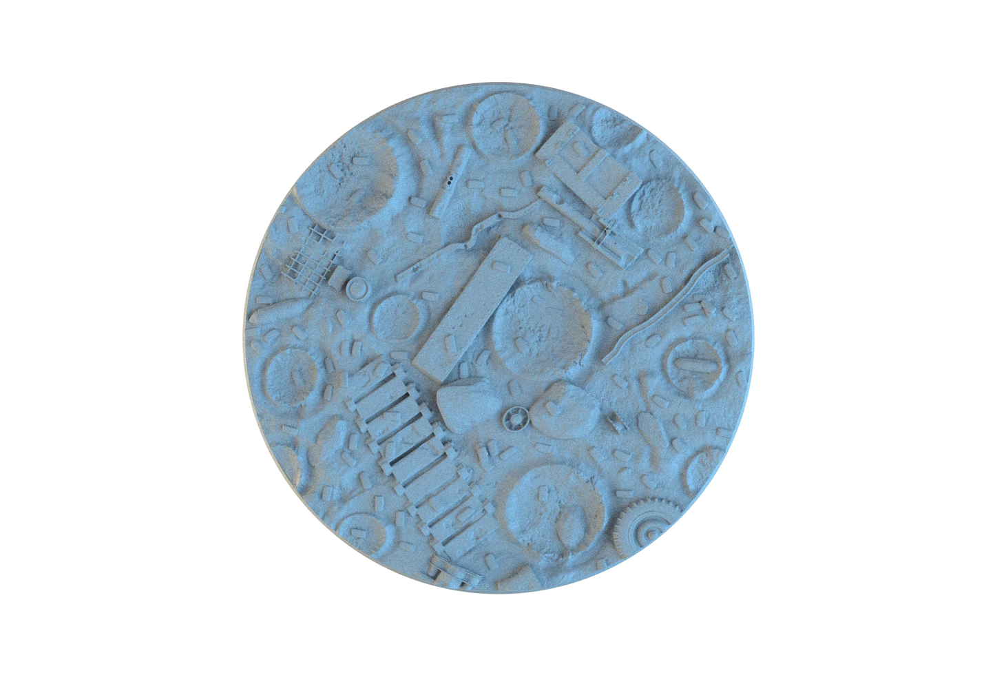 Warzone Circle Resin Bases | Battlefield Debris for 40k, Astra Militarum, Wargaming