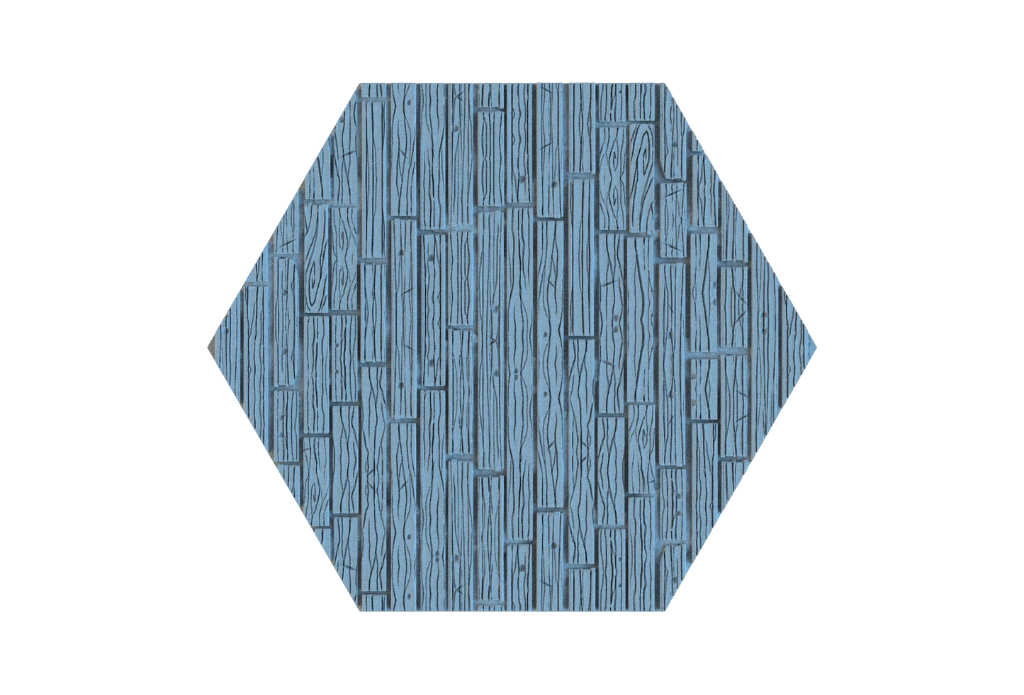 Wooden Floor Hex Resin Bases | Tavern & Castle for D&D, Warhammer, Wargaming