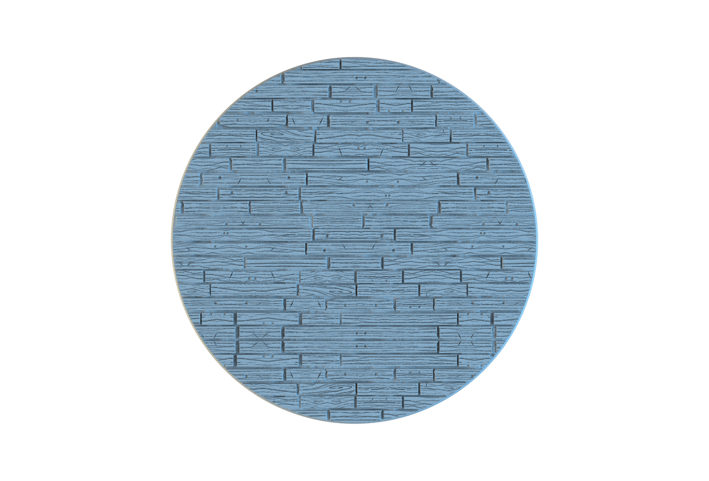 Wooden Floor Circle Resin Bases | Tavern & Castle for D&D, Warhammer, Wargaming
