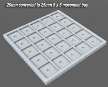 Movement Trays for 20mm Square Bases by SRS Studios