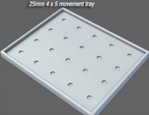 Movement Trays for 25mm Square Bases by SRS Studios