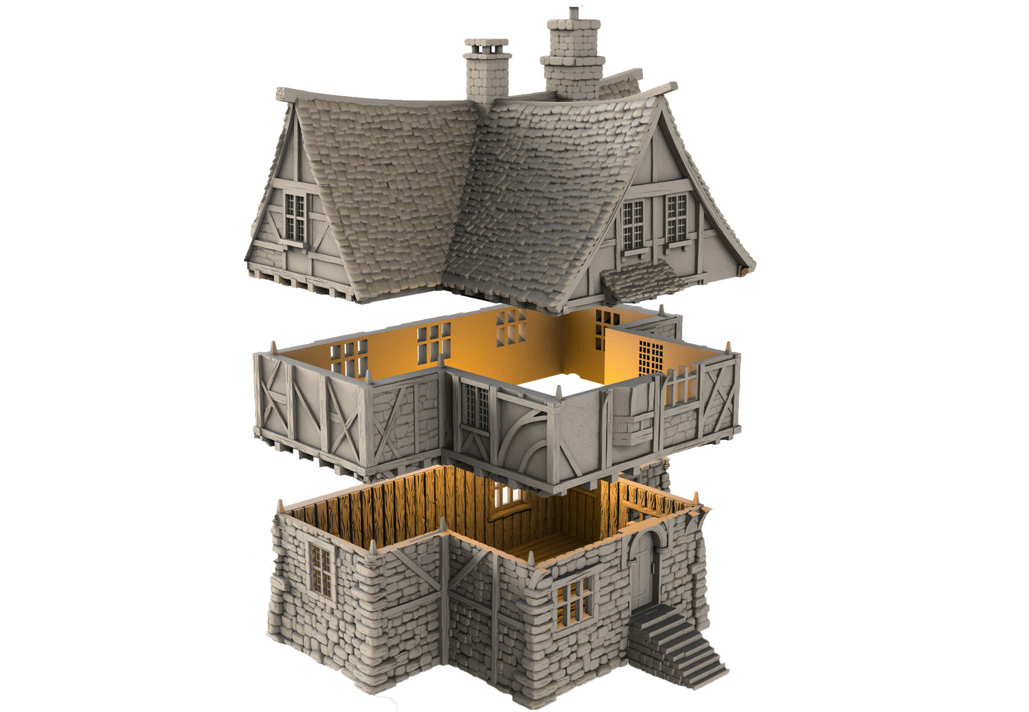 House 1 Medieval Architecture 5 by Sphere 3D